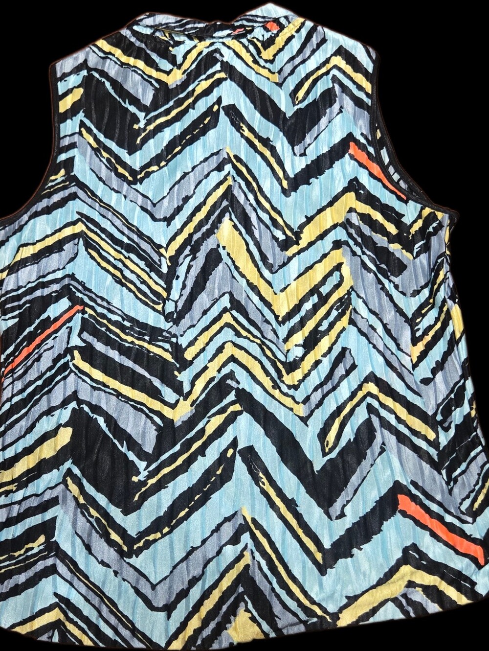 Jamie Sadock light weight sleeveless top. Colorful geometric pattern. Med. EUC! - Picture 2 of 5